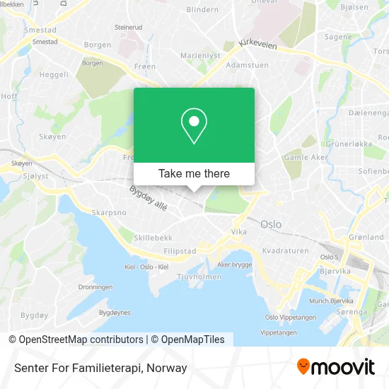 Senter For Familieterapi map