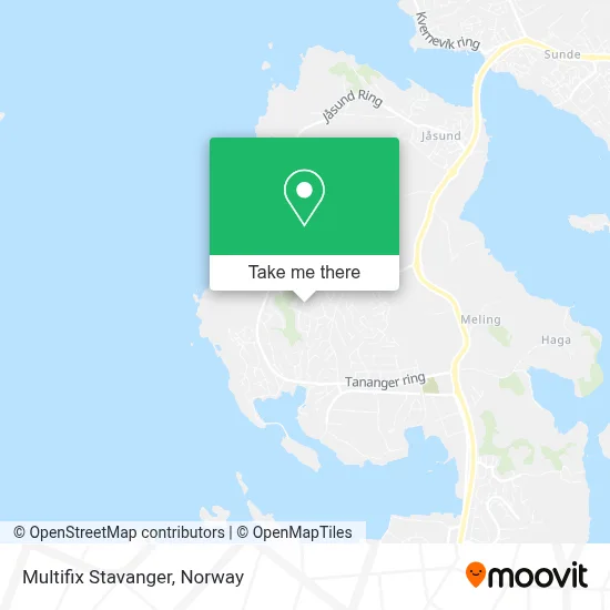 Multifix Stavanger map