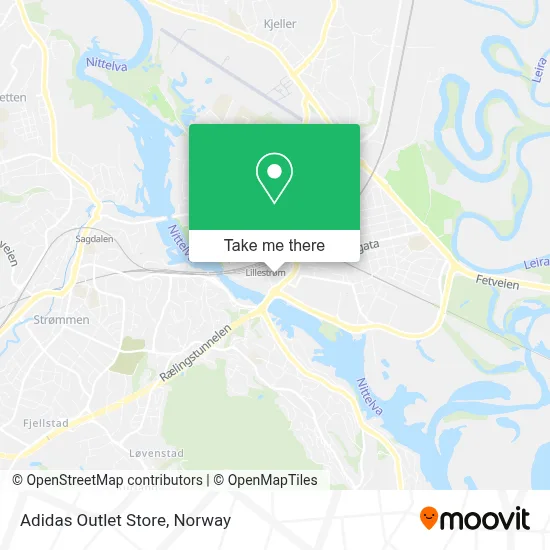 Adidas Outlet Store map