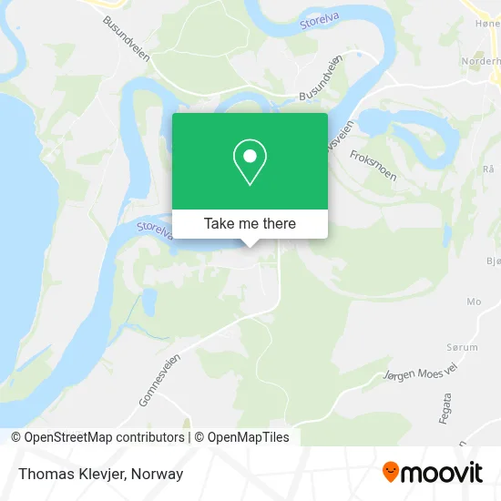 Thomas Klevjer map