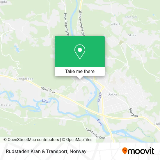 Rudstaden Kran & Transport map