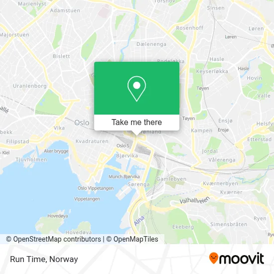Run Time map