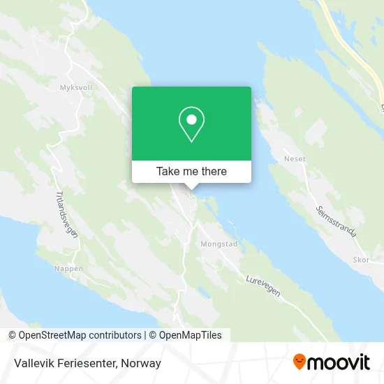 Vallevik Feriesenter map