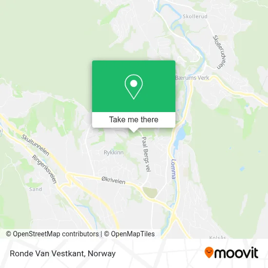 Ronde Van Vestkant map