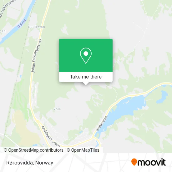 Rørosvidda map