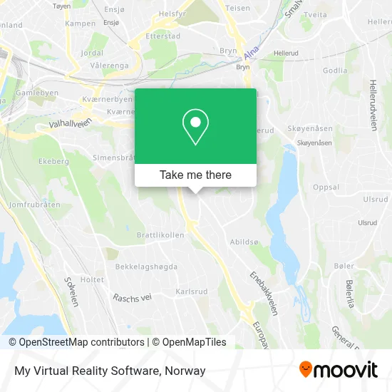 My Virtual Reality Software map