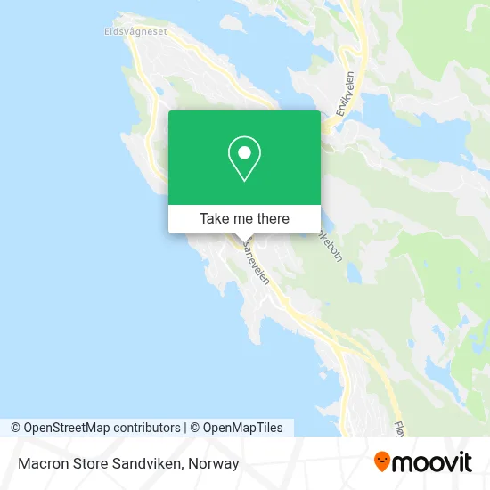 Macron Store Sandviken map