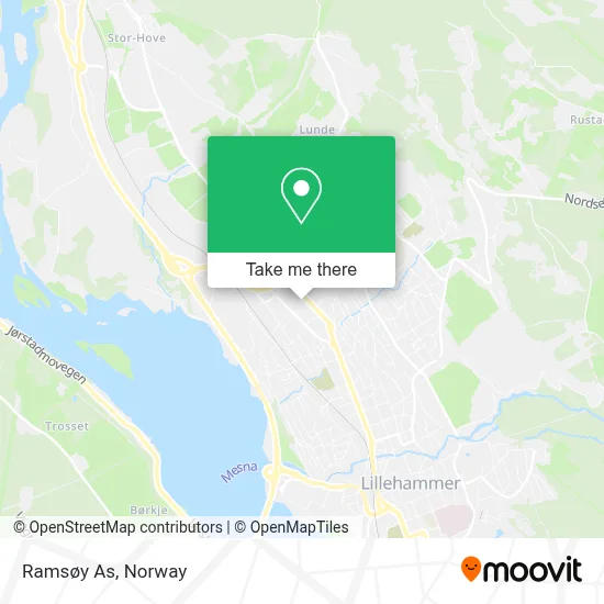 Ramsøy As map