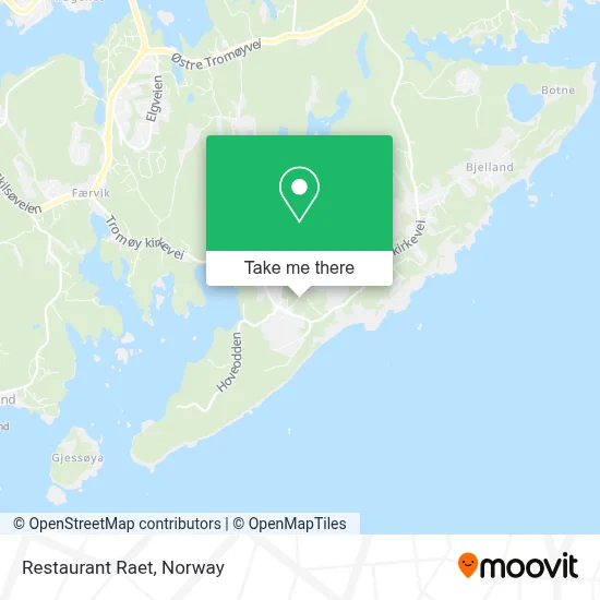 Restaurant Raet map