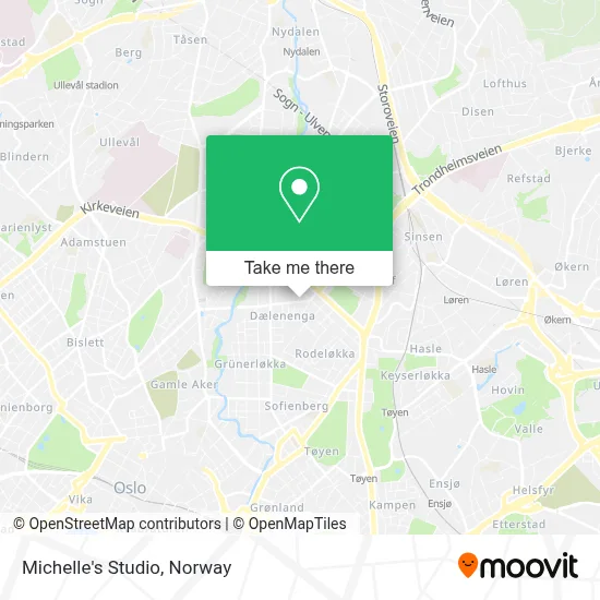 Michelle's Studio map