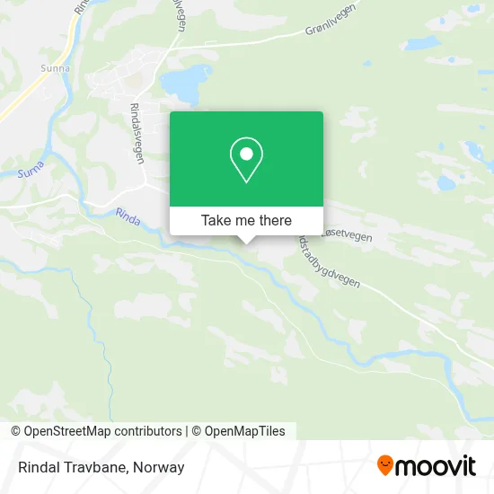 Rindal Travbane map