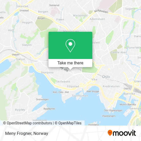 Meny Frogner map