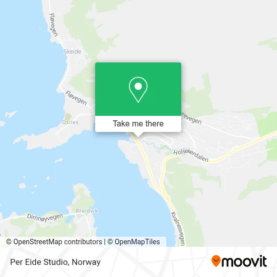 Per Eide Studio map