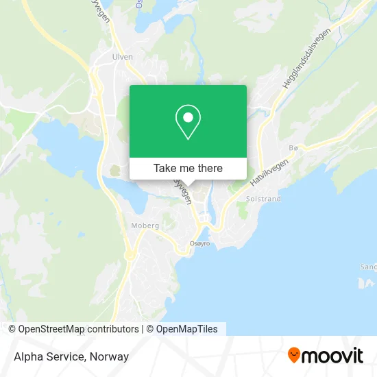 Alpha Service map