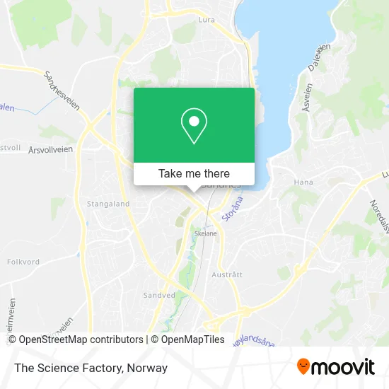 The Science Factory map