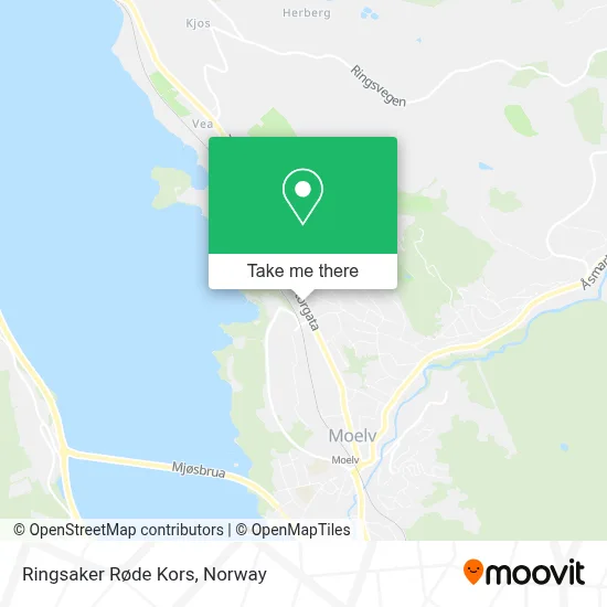 Ringsaker Røde Kors map