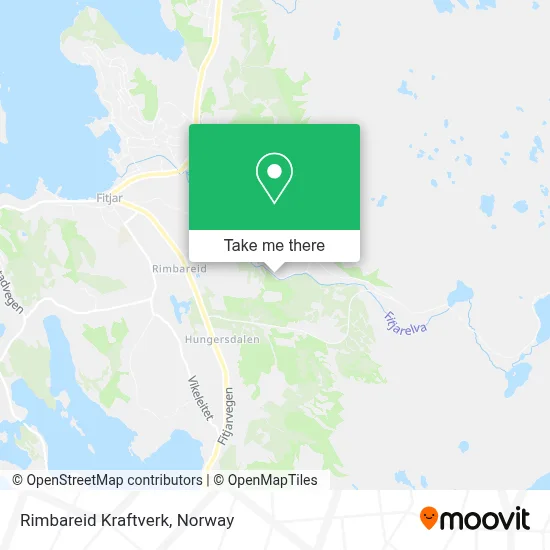 Rimbareid Kraftverk map