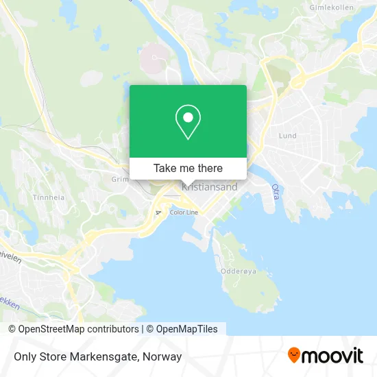 Only Store Markensgate map