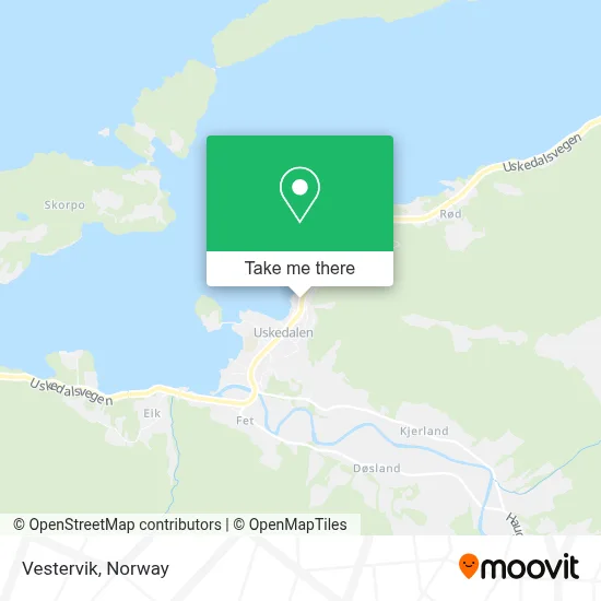 Vestervik map