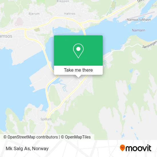 Mk Salg As map