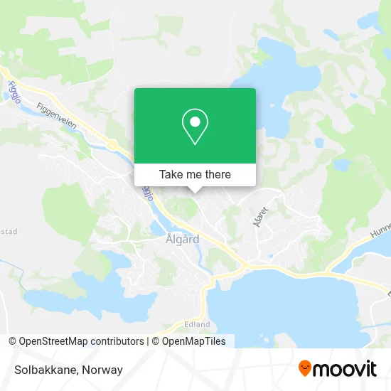 Solbakkane map