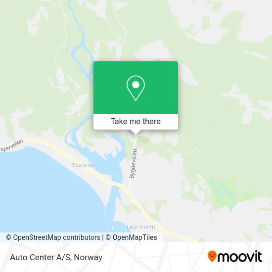 Auto Center A/S map