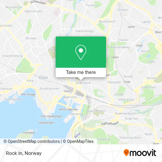 Rock In map