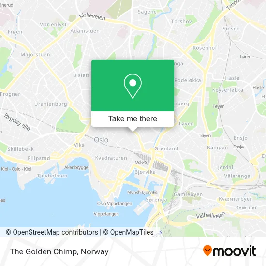The Golden Chimp map