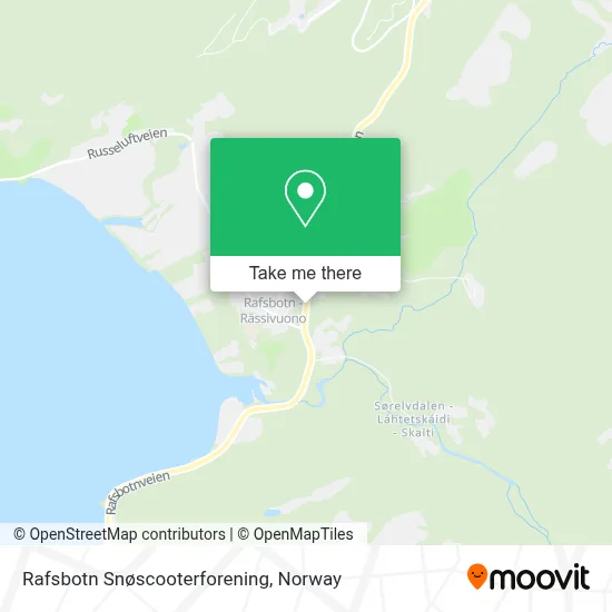 Rafsbotn Snøscooterforening map