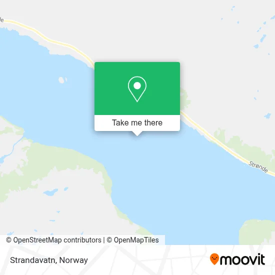 Strandavatn map