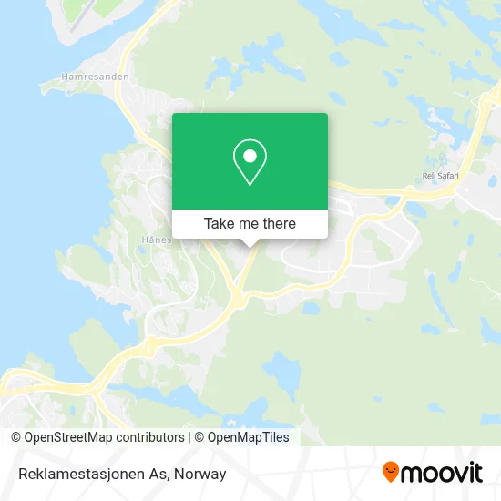 Reklamestasjonen As map