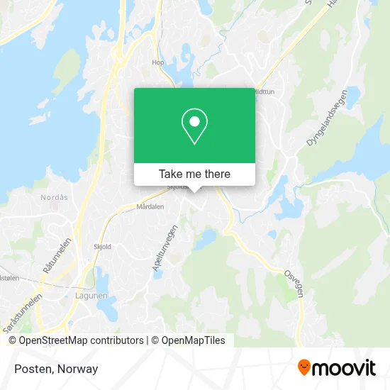 Posten map
