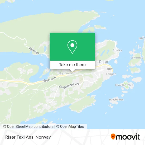 Risør Taxi Ans map