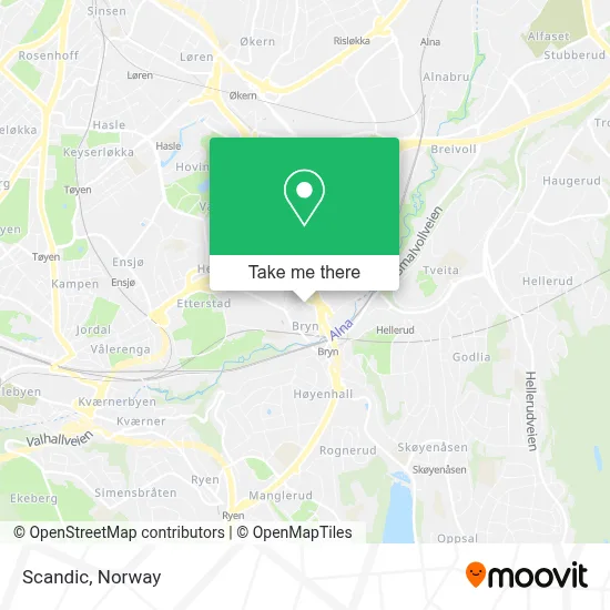 Scandic map