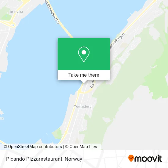 Picando Pizzarestaurant map