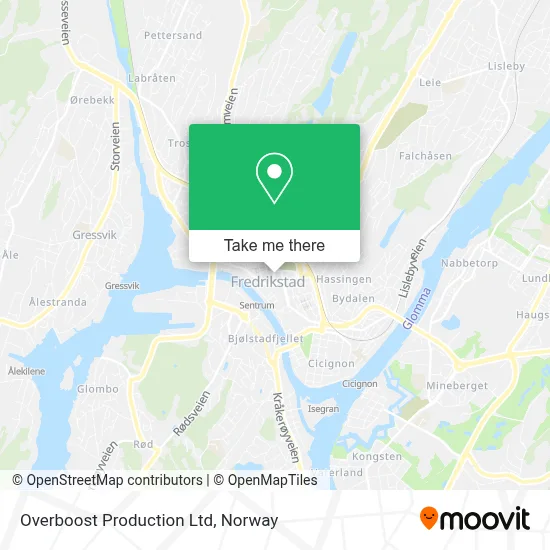 Overboost Production Ltd map