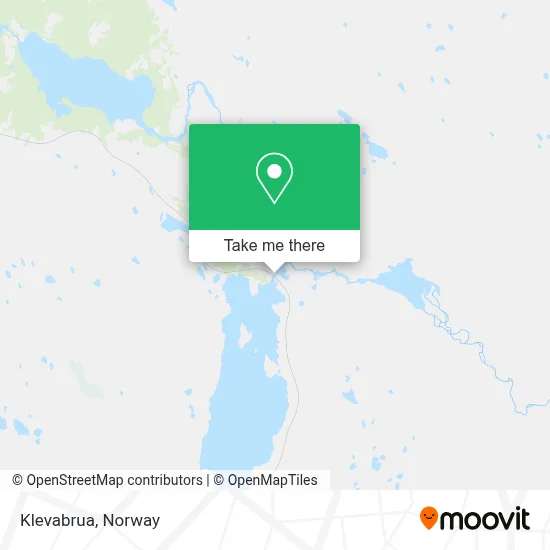 Klevabrua map