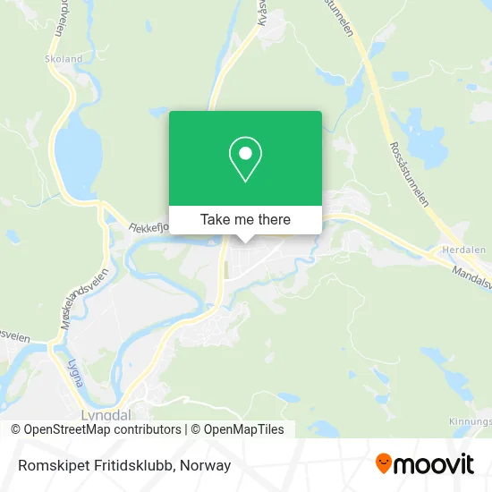 Romskipet Fritidsklubb map