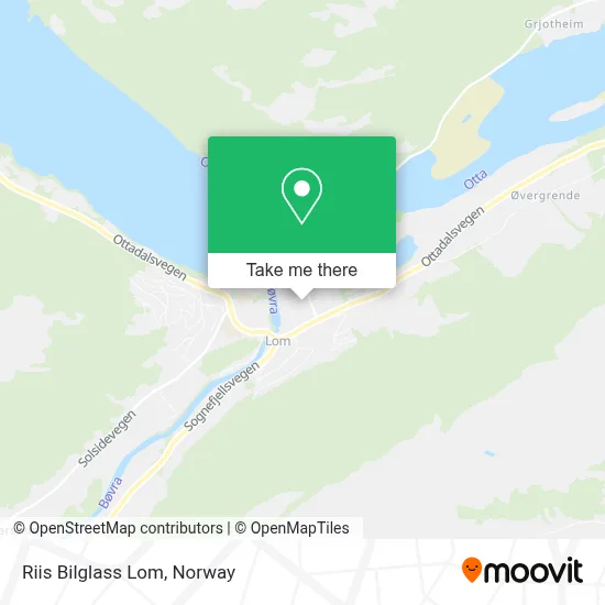 Riis Bilglass Lom map