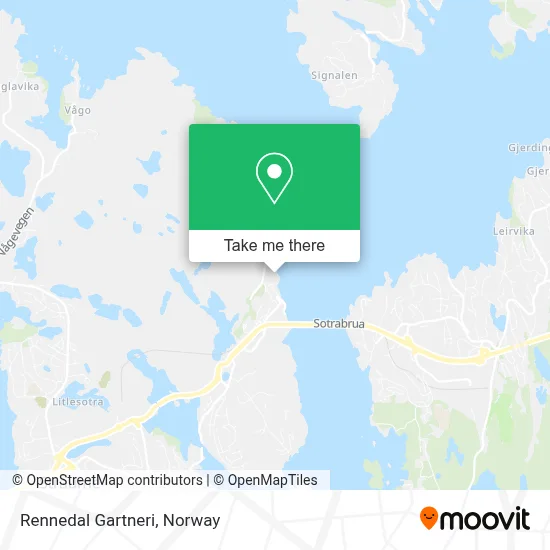 Rennedal Gartneri map