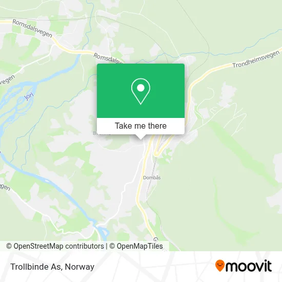 Trollbinde As map
