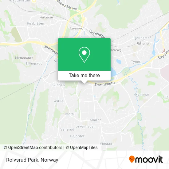 Rolvsrud Park map