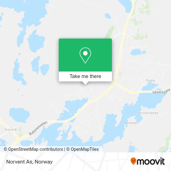 Norvent As map