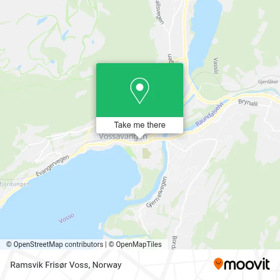 Ramsvik Frisør Voss map