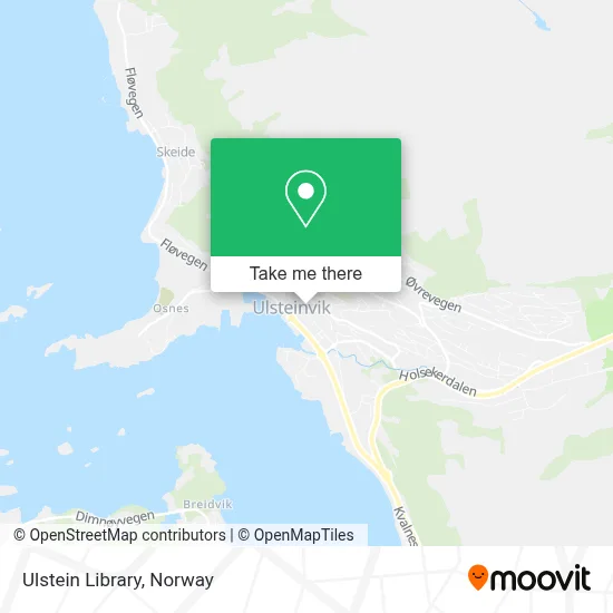Ulstein Library map