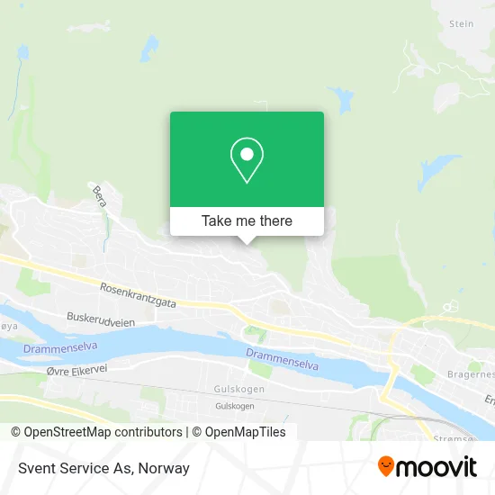 Svent Service As map