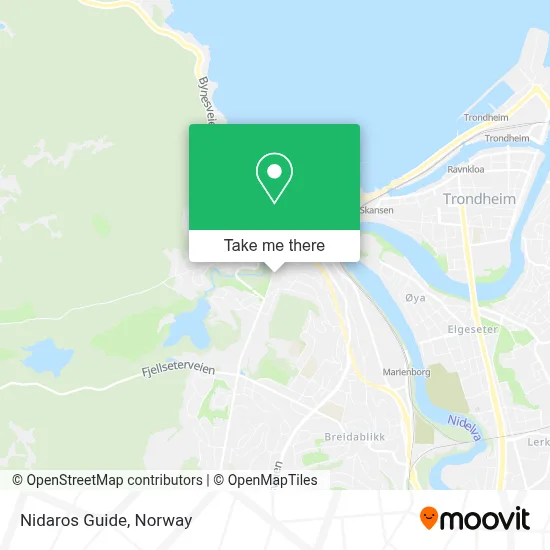 Nidaros Guide map