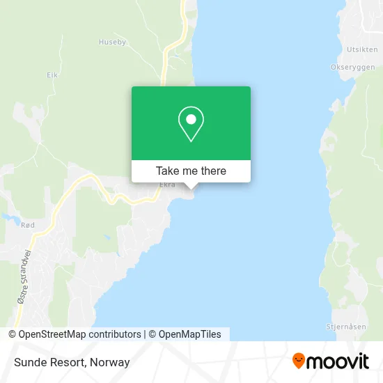Sunde Resort map