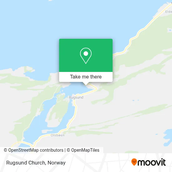 Rugsund Church map