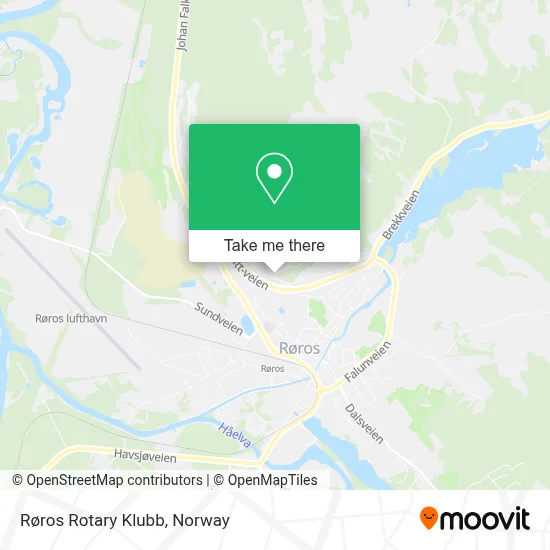 Røros Rotary Klubb map